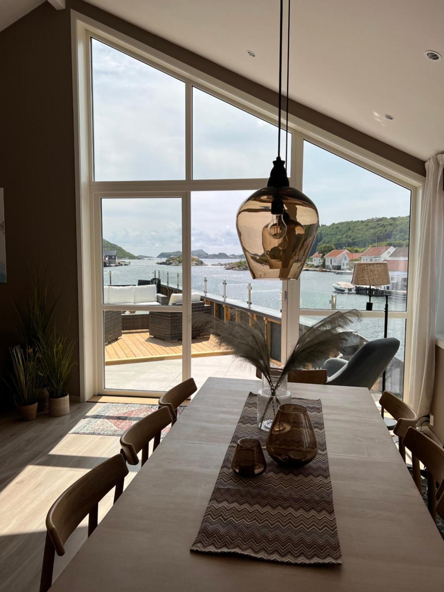 Ferienwohnung Korshamn Rorbuer Lyngdal Exterior foto